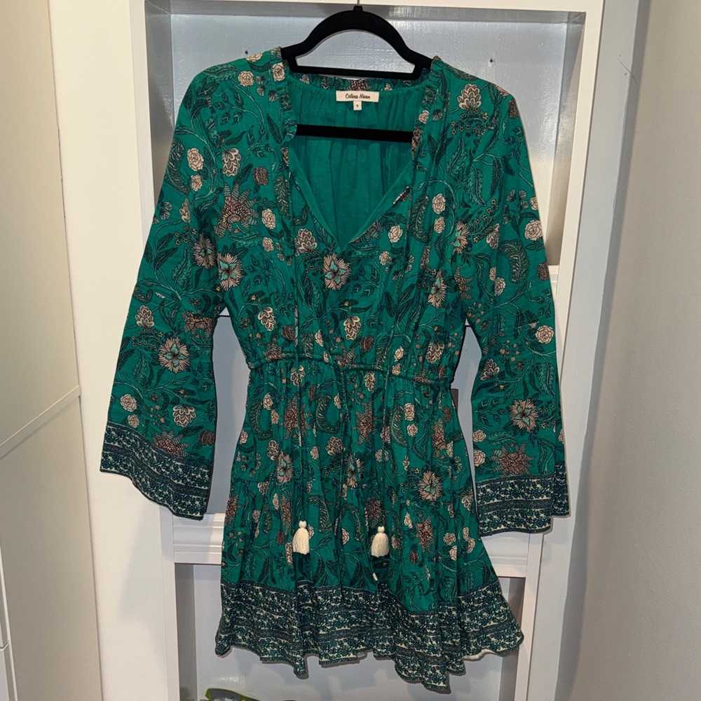 CELINA MOON Dress with Tassels